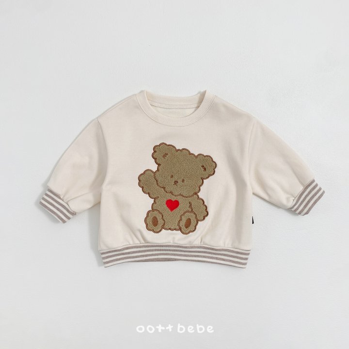 Oott Bebe - Korean Baby Fashion - #babyfashion - Mongle Otter Sweatshirt - 5