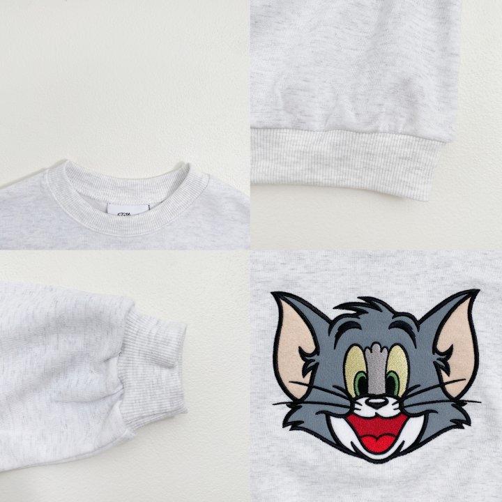 Oott Bebe - Korean Baby Fashion - #babyfashion - Tom Jerry Sweatshirt Tom - 6