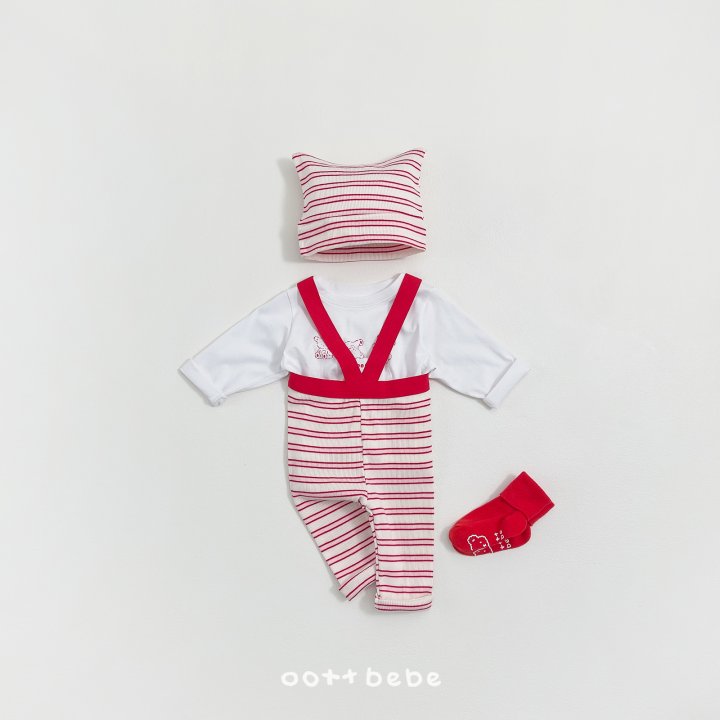 Oott Bebe - Korean Baby Fashion - #babyclothing - Say Oott Suspender Leggings (Baby) - 4