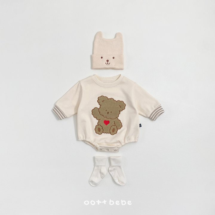 Oott Bebe - Korean Baby Fashion - #babyfever - Mongle Otter Suit - 7