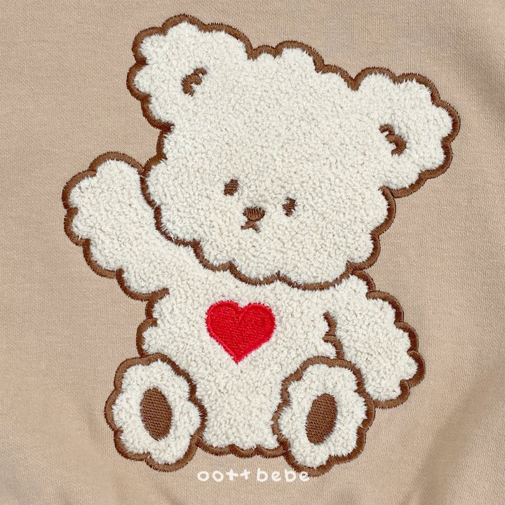 Oott Bebe - Korean Baby Fashion - #babyfever - Mongle Otter Sweatshirt - 6