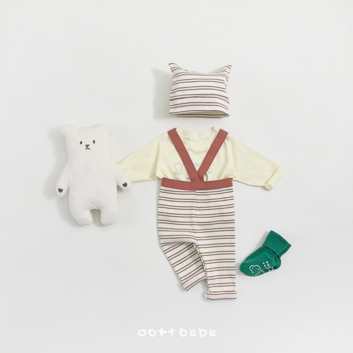 Oott Bebe - Korean Baby Fashion - #babyfashion - Say Oott Tee Set (Baby) - 4