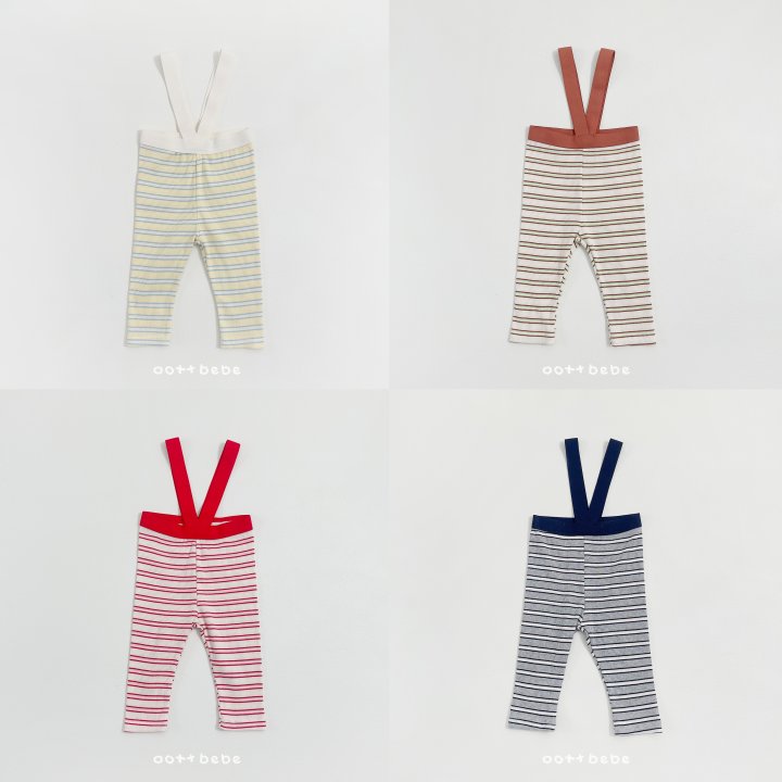 Oott Bebe - Korean Baby Fashion - #babygirlfashion - Seiotte Suspender Leggings (Bebe) - 7