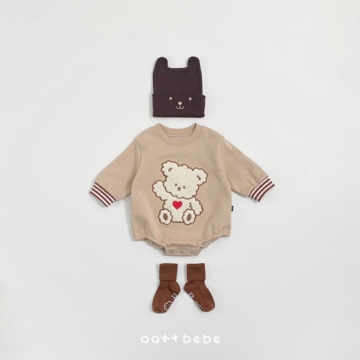 Oott Bebe - Korean Baby Fashion - #babygirlfashion - Mongle Otter Suit - 8