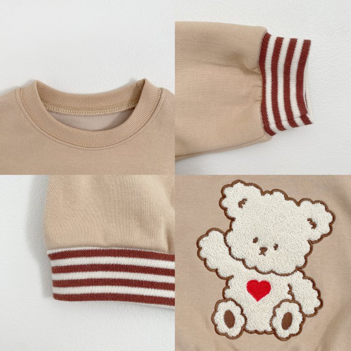 Oott Bebe - Korean Baby Fashion - #babygirlfashion - Mongle Otter Sweatshirt - 7