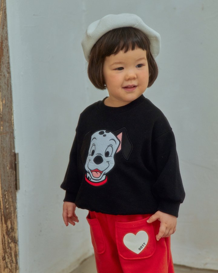 Oott Bebe - Korean Baby Fashion - #babygirlfashion - D Sweatshirt Dalmatian - 3