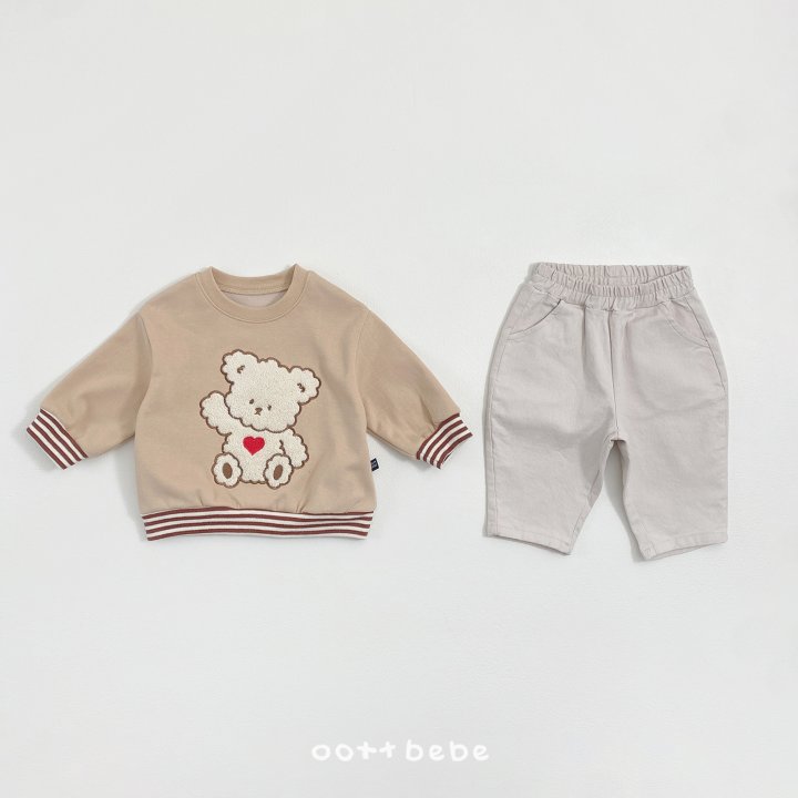 Oott Bebe - Korean Baby Fashion - #babylifestyle - Mongle Otter Sweatshirt - 8