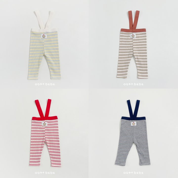 Oott Bebe - Korean Baby Fashion - #babyoninstagram - Say Oott Suspender Leggings (Baby) - 8