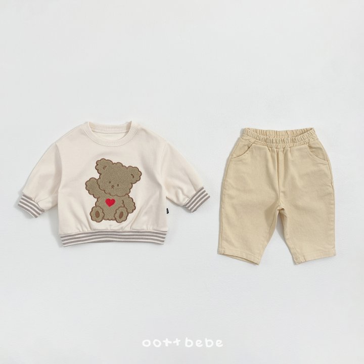 Oott Bebe - Korean Baby Fashion - #babyoutfit - Cotton Span Pants - 7