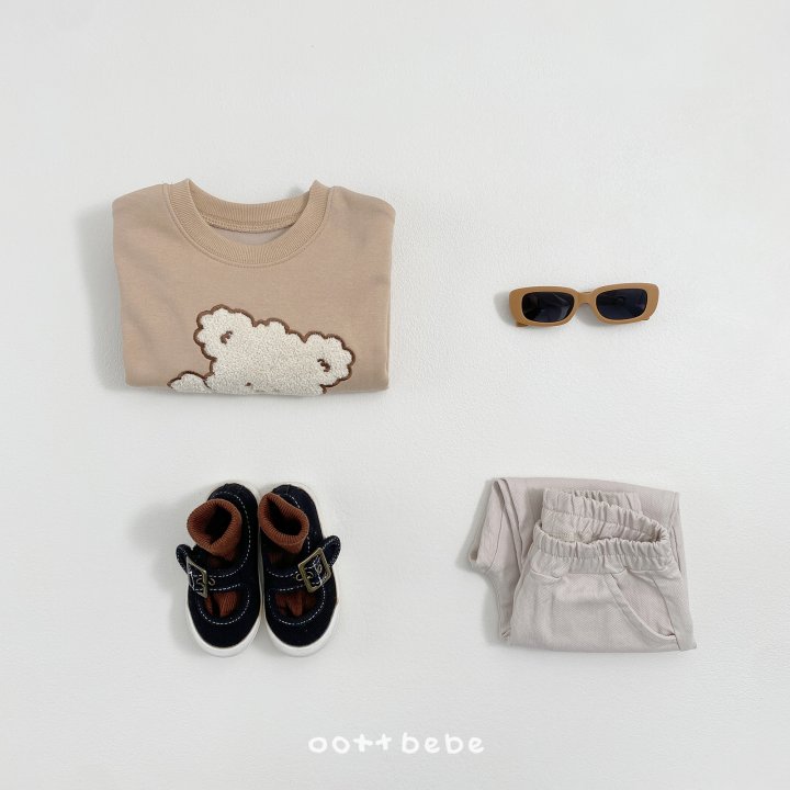 Oott Bebe - Korean Baby Fashion - #babyoutfit - Mongle Otter Sweatshirt - 11