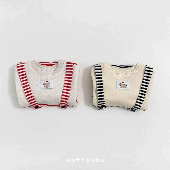 Oott Bebe - Korean Baby Fashion - #babyoutfit - Peekaboo Suspender All-in-One Suit - 10