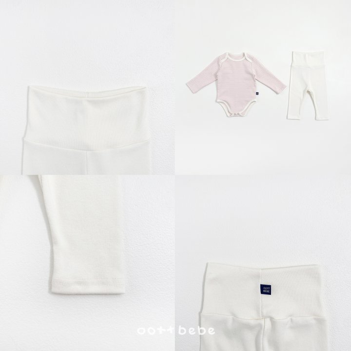 Oott Bebe - Korean Baby Fashion - #babyoutfit - Coco Stripe Suit - 9