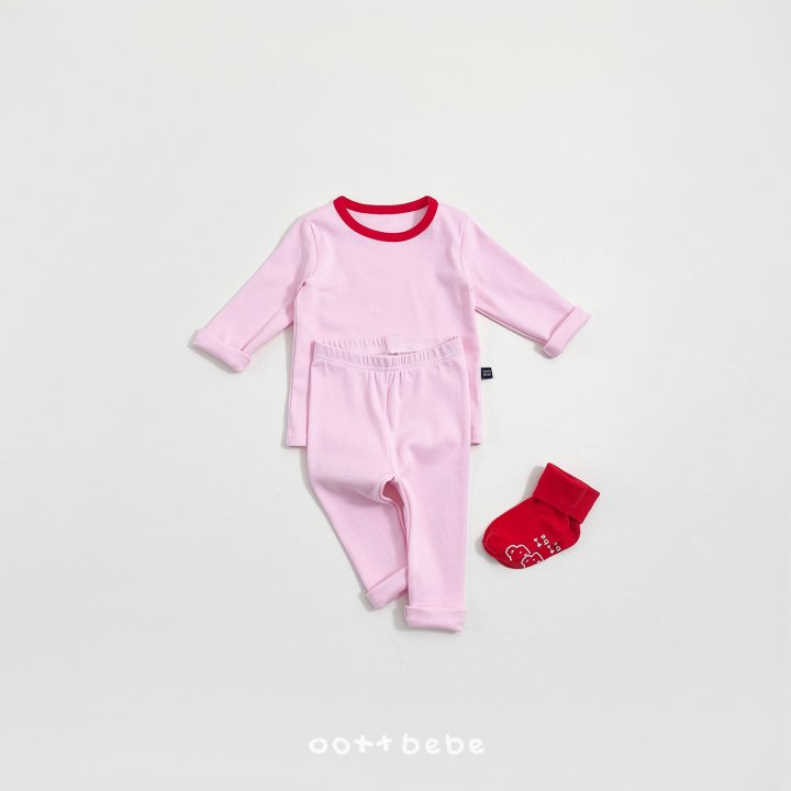 Oott Bebe - Korean Baby Fashion - #babyoutfit - Modal Heart Easywear - 3