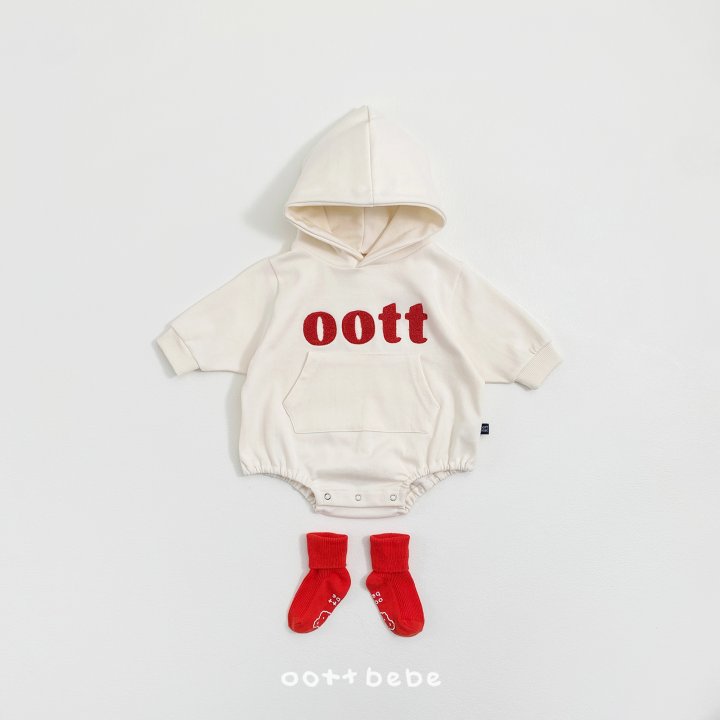Oott Bebe - Korean Baby Fashion - #babywear - Dandy Boucle Hoodie Suit - 2