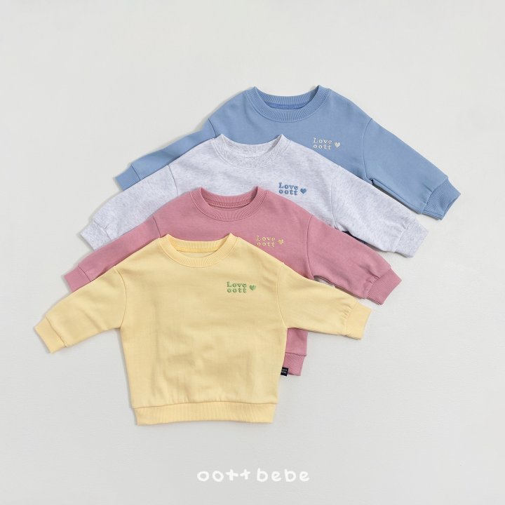 Oott Bebe - Korean Baby Fashion - #babywear - Love Oott Top Bottom Set - 11