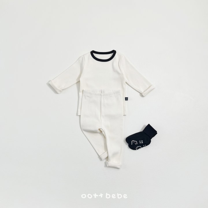Oott Bebe - Korean Baby Fashion - #babywear - Modal Heart Easywear - 5