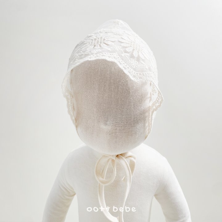 Oott Bebe - Korean Baby Fashion - #babywear - Lace Bonnet - 10