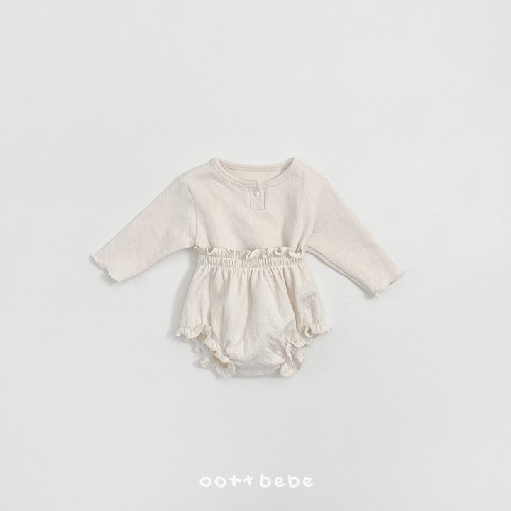 Oott Bebe - Korean Baby Fashion - #babywear - Cozy Bloomer Set - 6