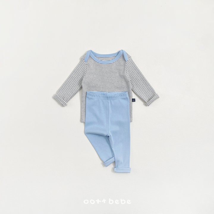 Oott Bebe - Korean Baby Fashion - #babywear - Coco Stripe Easywear - 9