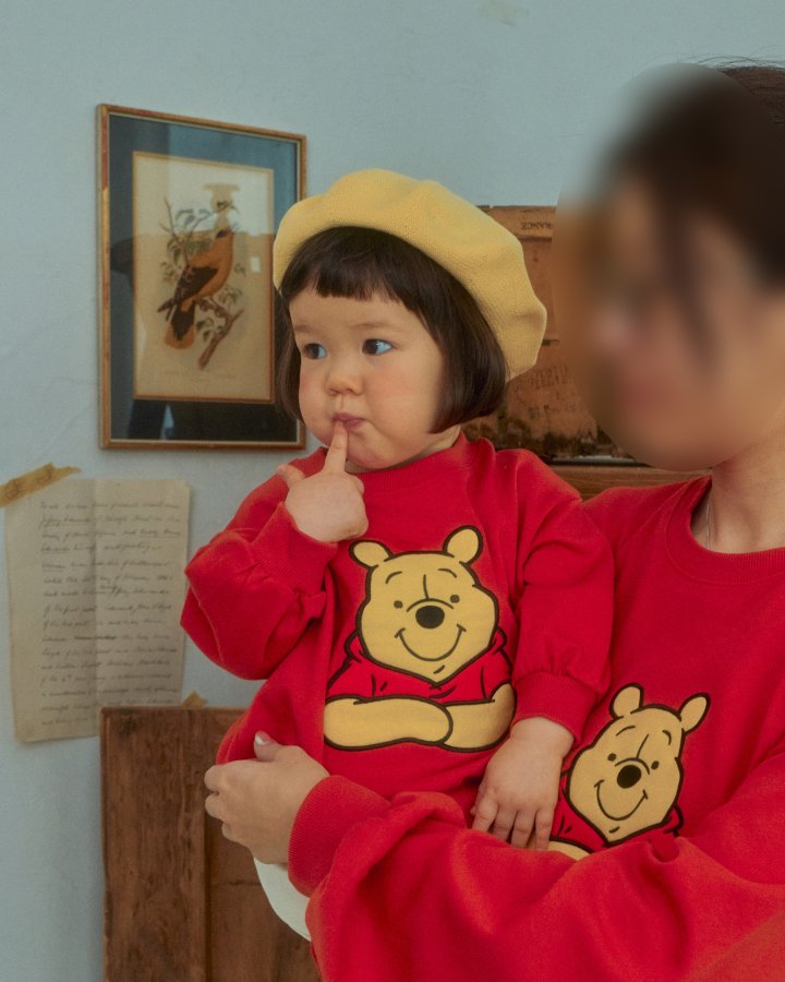 Oott Bebe - Korean Baby Fashion - #babywear - Pooh Friends Sweatshirt Pooh - 3