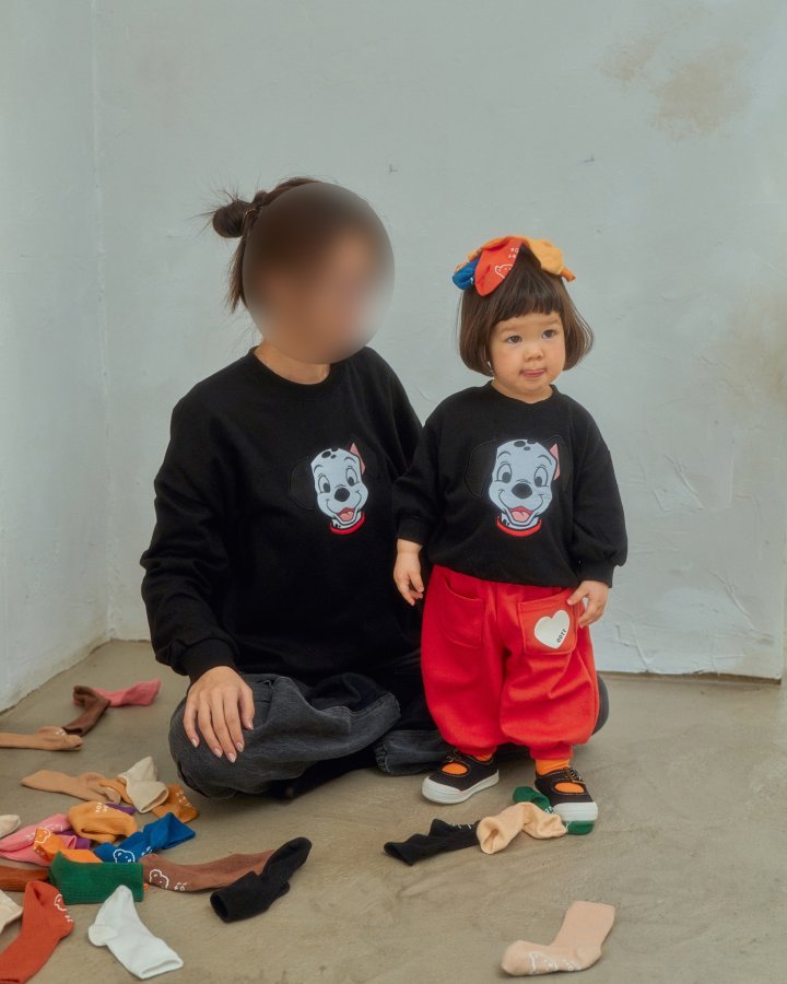 Oott Bebe - Korean Baby Fashion - #babywear - D Sweatshirt Dalmatian - 9
