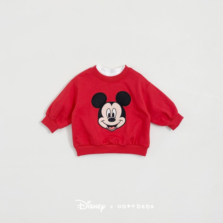 Oott Bebe - Korean Baby Fashion - #babywear - D Sweatshirt Cute Mouse - 6