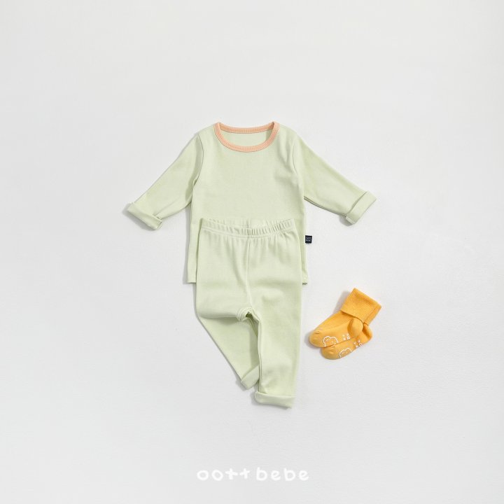 Oott Bebe - Korean Baby Fashion - #babyoutfit - Modal Heart Easywear - 4