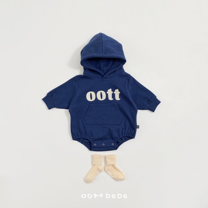 Oott Bebe - Korean Baby Fashion - #onlinebabyboutique - Dandy Boucle Hoodie Suit - 3