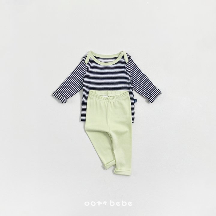 Oott Bebe - Korean Baby Fashion - #onlinebabyboutique - Coco Stripe Easywear - 10
