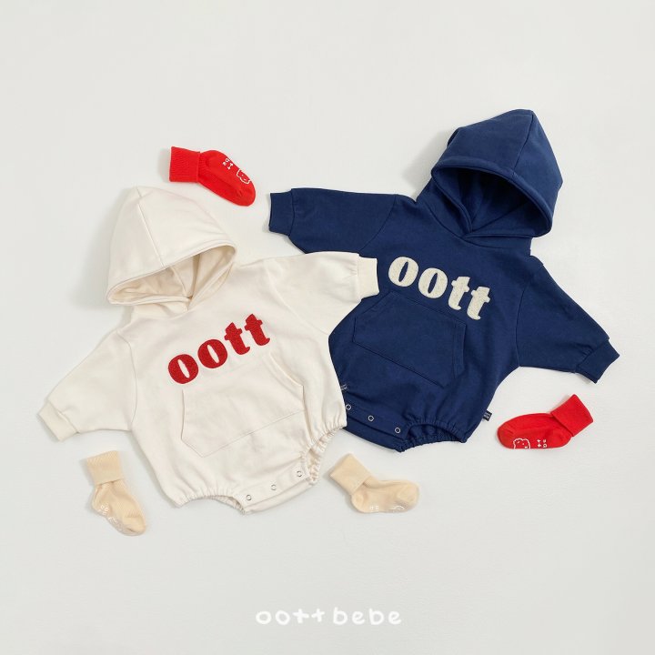 Oott Bebe - Korean Baby Fashion - #onlinebabyboutique - Dandy Boucle Hoodie Suit - 4