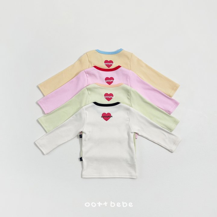 Oott Bebe - Korean Baby Fashion - #onlinebabyshop - Modal Heart Easywear - 7