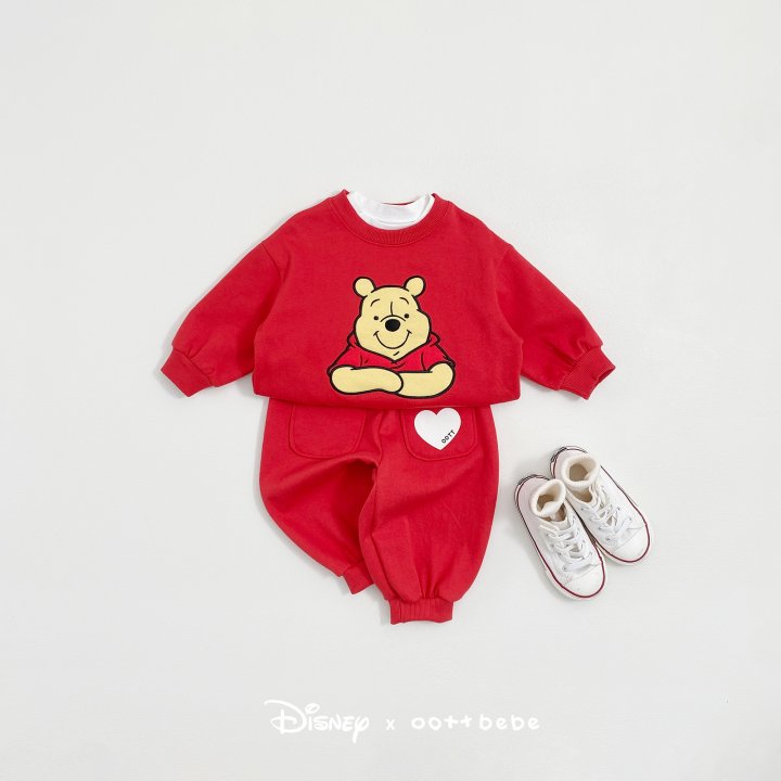 Oott Bebe - Korean Baby Fashion - #onlinebabyshop - Pooh Friends Sweatshirt Pooh - 5