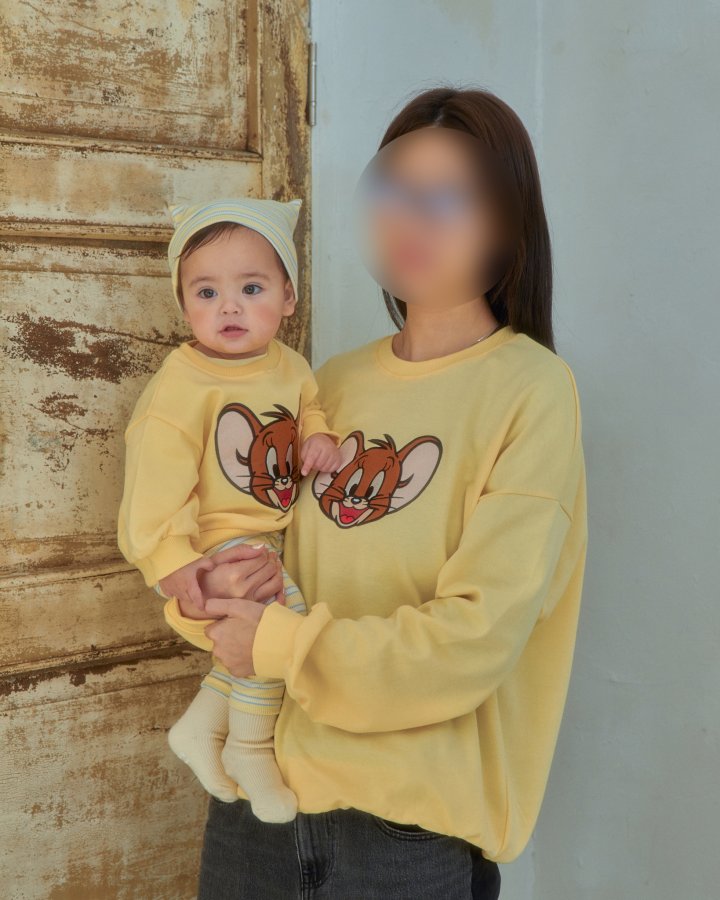 Oott Bebe - Korean Baby Fashion - #onlinebabyshop - Tom Jerry Sweatshirt Jerry - 3