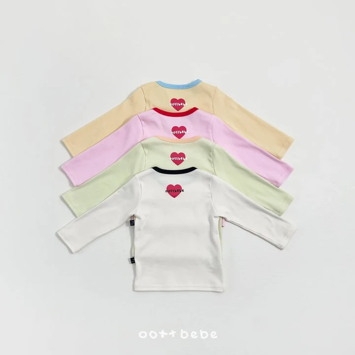 Oott Bebe - Korean Baby Fashion - #smilingbaby - Modal Heart Easywear - 7