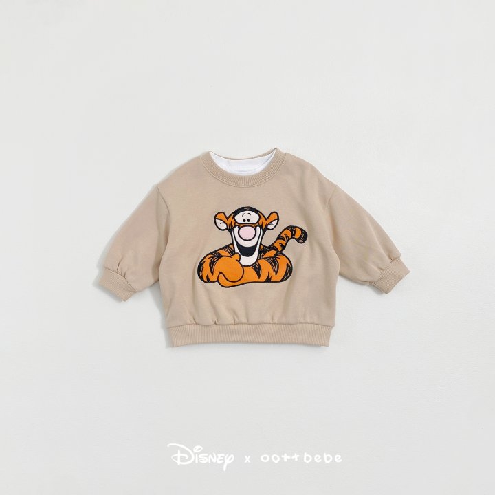 Oott Bebe - Korean Women Fashion - #momslook - Pooh Friends Sweatshirt Tigger (Adult) - 9