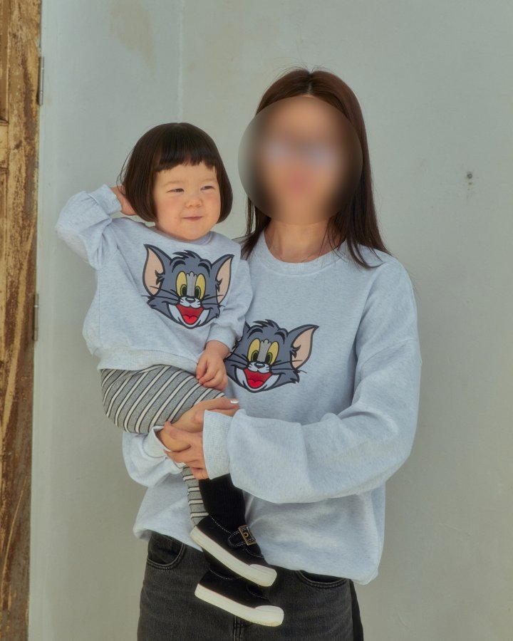 Oott Bebe - Korean Women Fashion - #momslook - Tom Jerry Sweatshirt Tom (Adult)