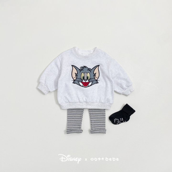 Oott Bebe - Korean Women Fashion - #momslook - Tom Jerry Sweatshirt Tom (Adult) - 5