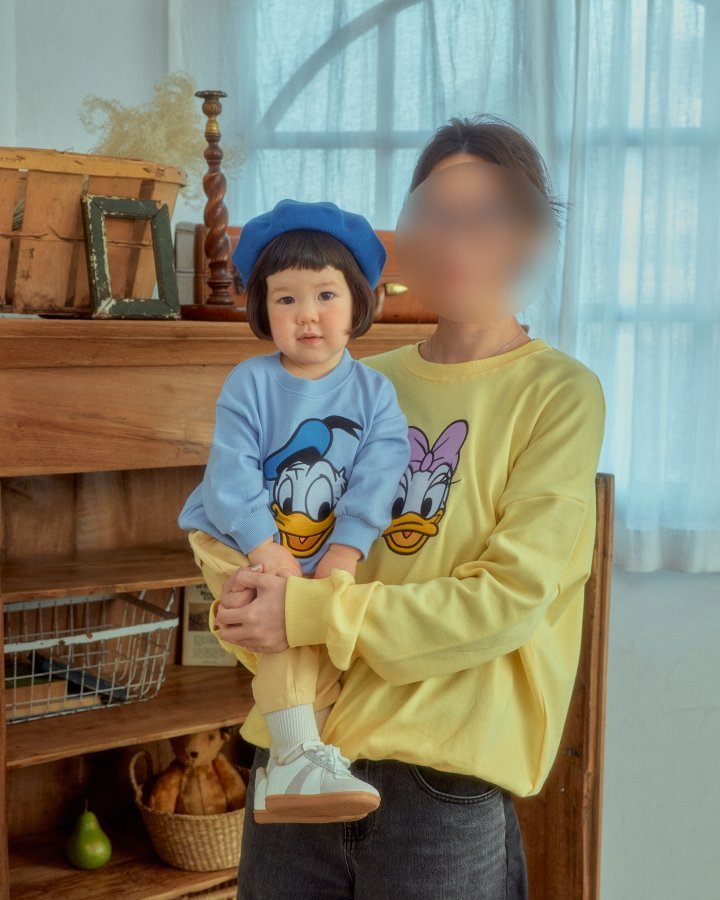 Oott Bebe - Korean Women Fashion - #momslook - Donald Duck Sweatshirt (Adult) - 2
