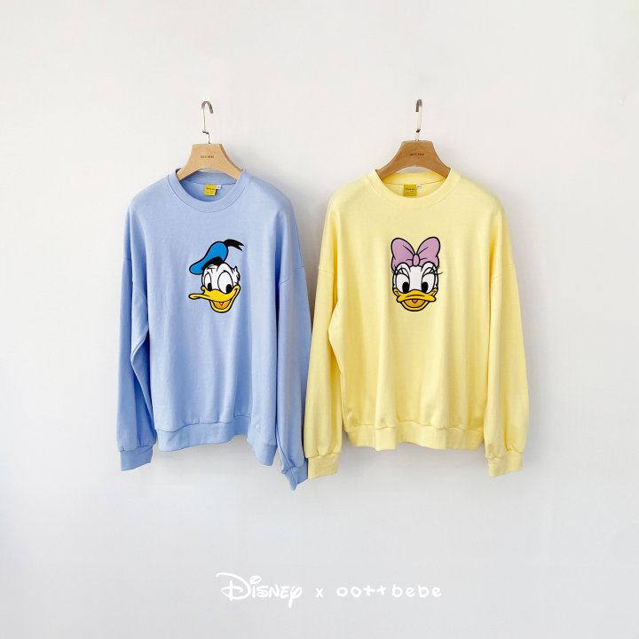 Oott Bebe - Korean Women Fashion - #momslook - Donald Duck Sweatshirt (Adult) - 6