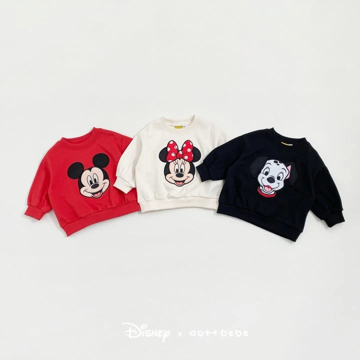 Oott Bebe - Korean Women Fashion - #momslook - D Sweatshirt Cute Mouse (Adult) - 8