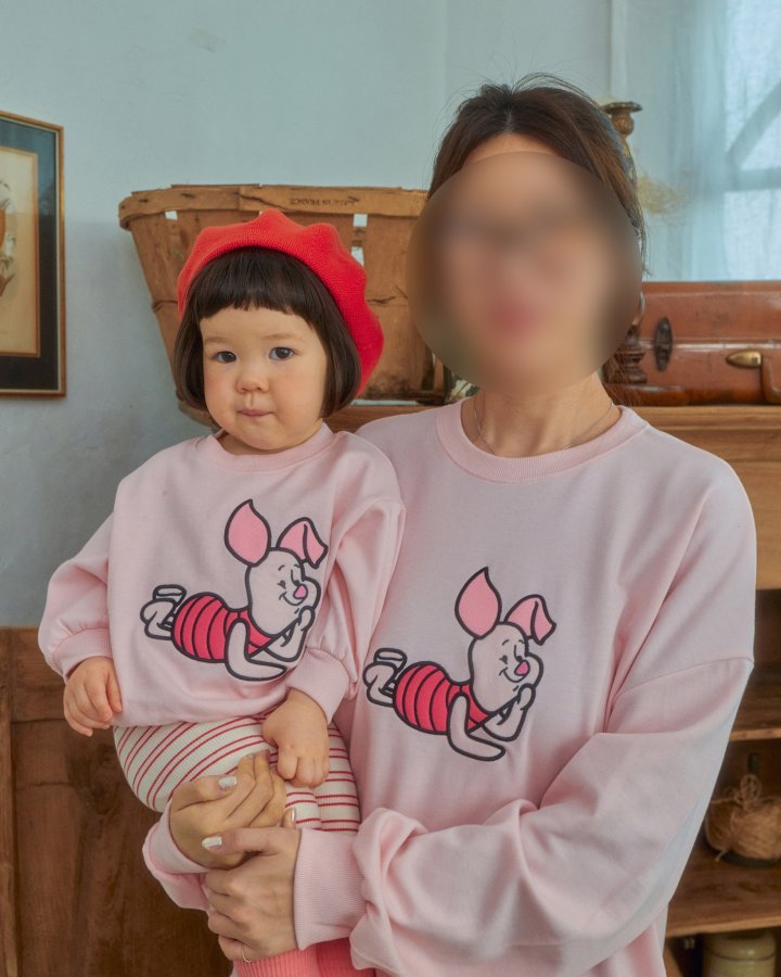 Oott Bebe - Korean Women Fashion - #womensfashion - Pooh Friends Sweatshirt Piglet (Adult) - 6