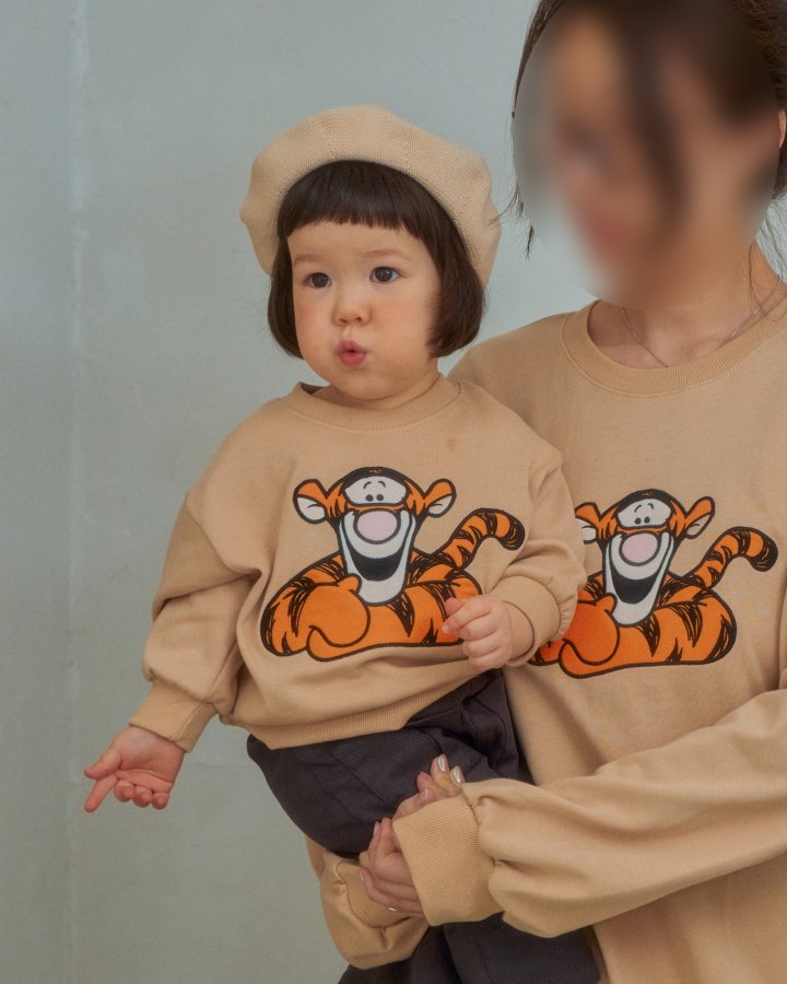 Oott Bebe - Korean Women Fashion - #womensfashion - Pooh Friends Sweatshirt Tigger (Adult) - 6