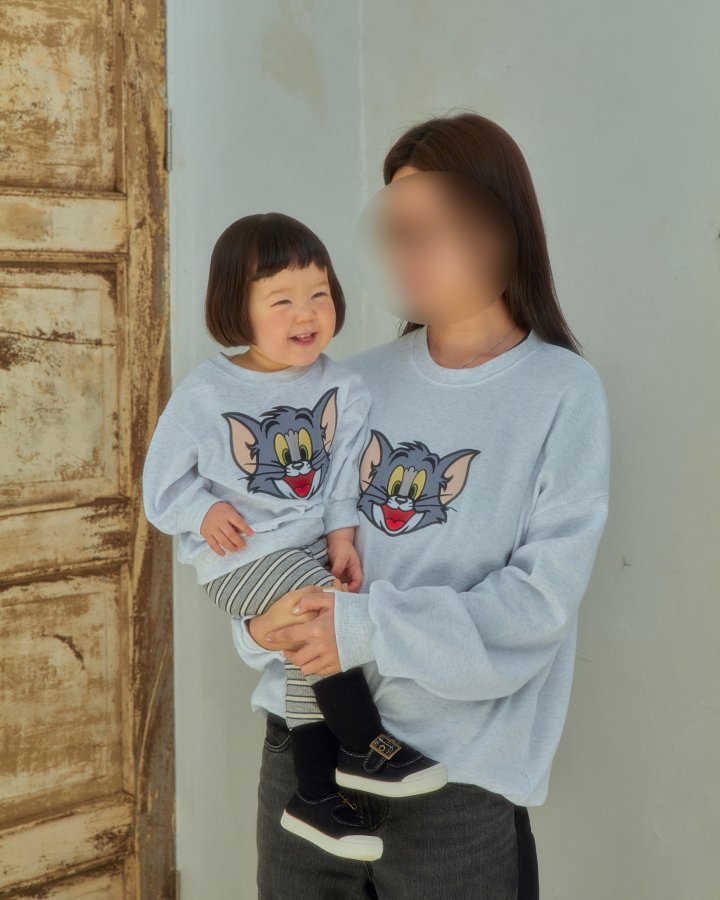 Oott Bebe - Korean Women Fashion - #womensfashion - Tom Jerry Sweatshirt Tom (Adult) - 2