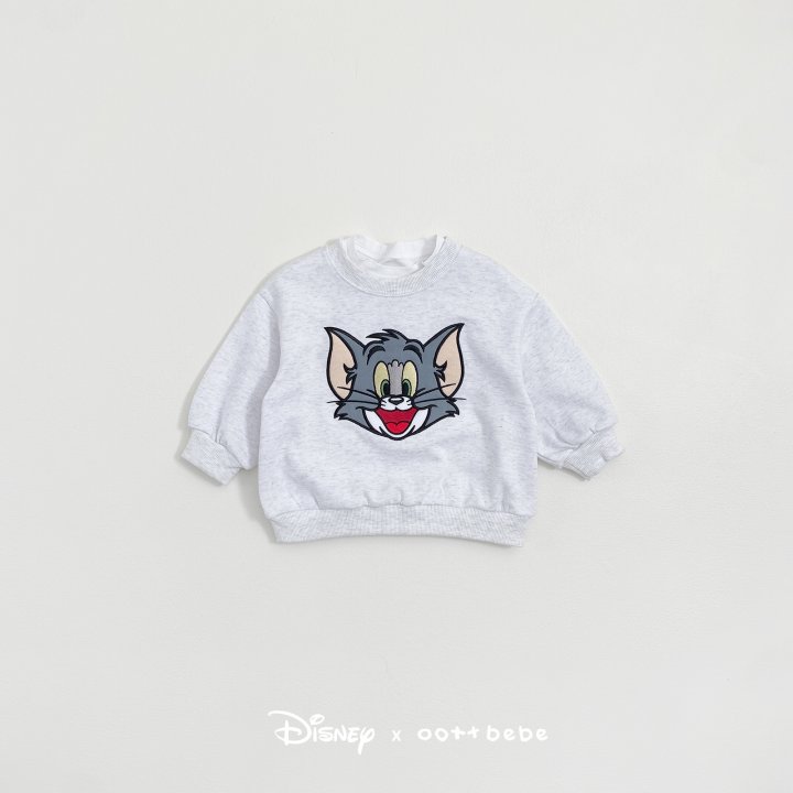 Oott Bebe - Korean Women Fashion - #momslook - Tom Jerry Sweatshirt Tom (Adult) - 4