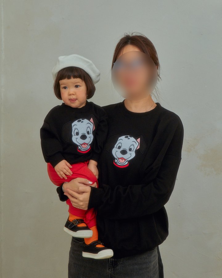 Oott Bebe - Korean Women Fashion - #womensfashion - D Sweatshirt Dalmatian (Adult)