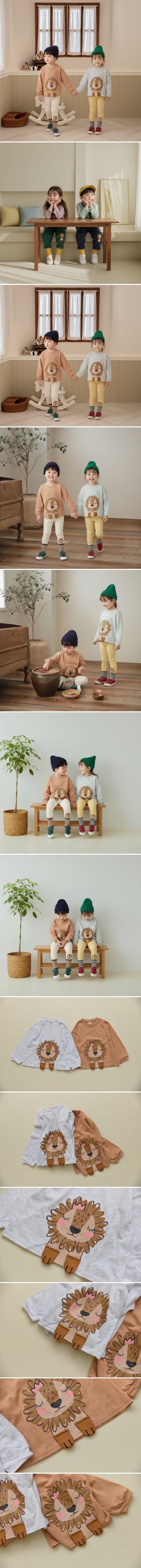 Orange Mom - Korean Children Fashion - #childofig - Lion 3D Paw Tee