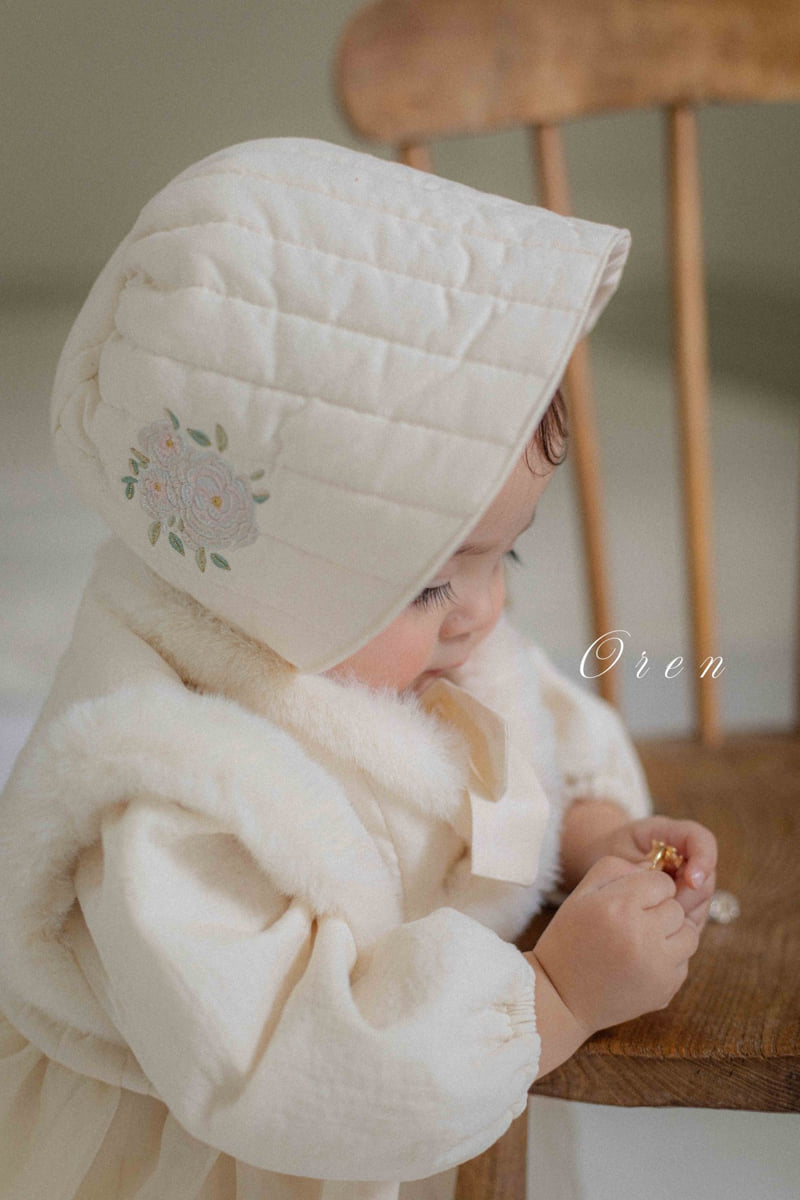 Oren - Korean Baby Fashion - #babyboutiqueclothing - Yoonseul Quilted Bonnet - 10