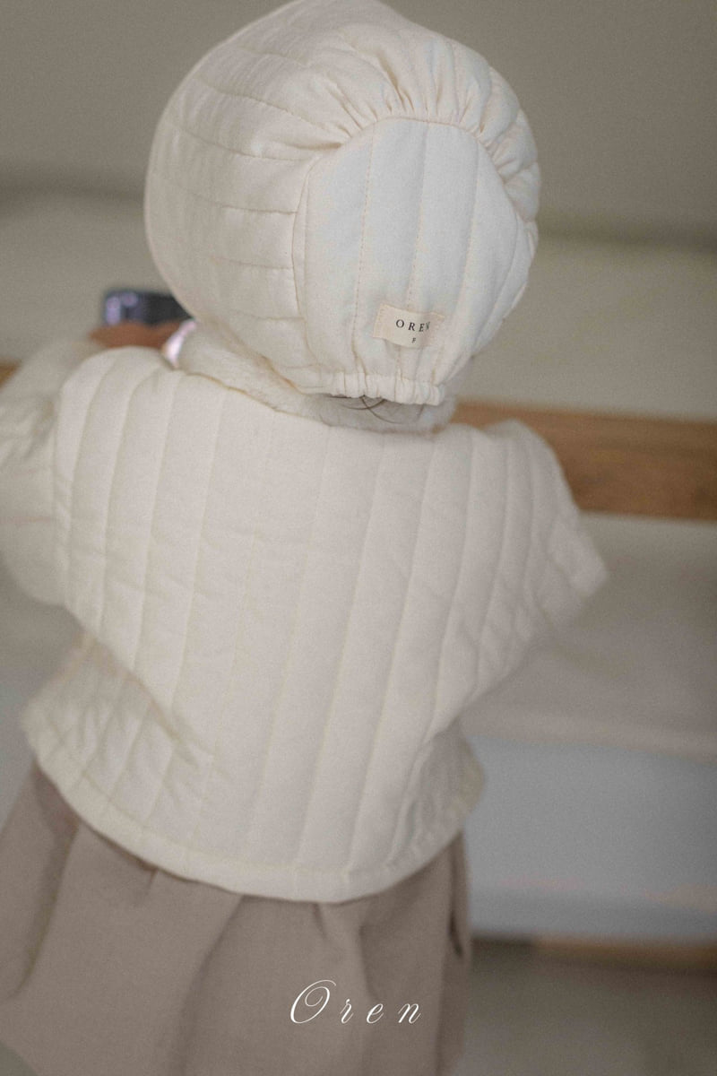 Oren - Korean Baby Fashion - #babyclothing - Yoonseul Quilted Bonnet - 11