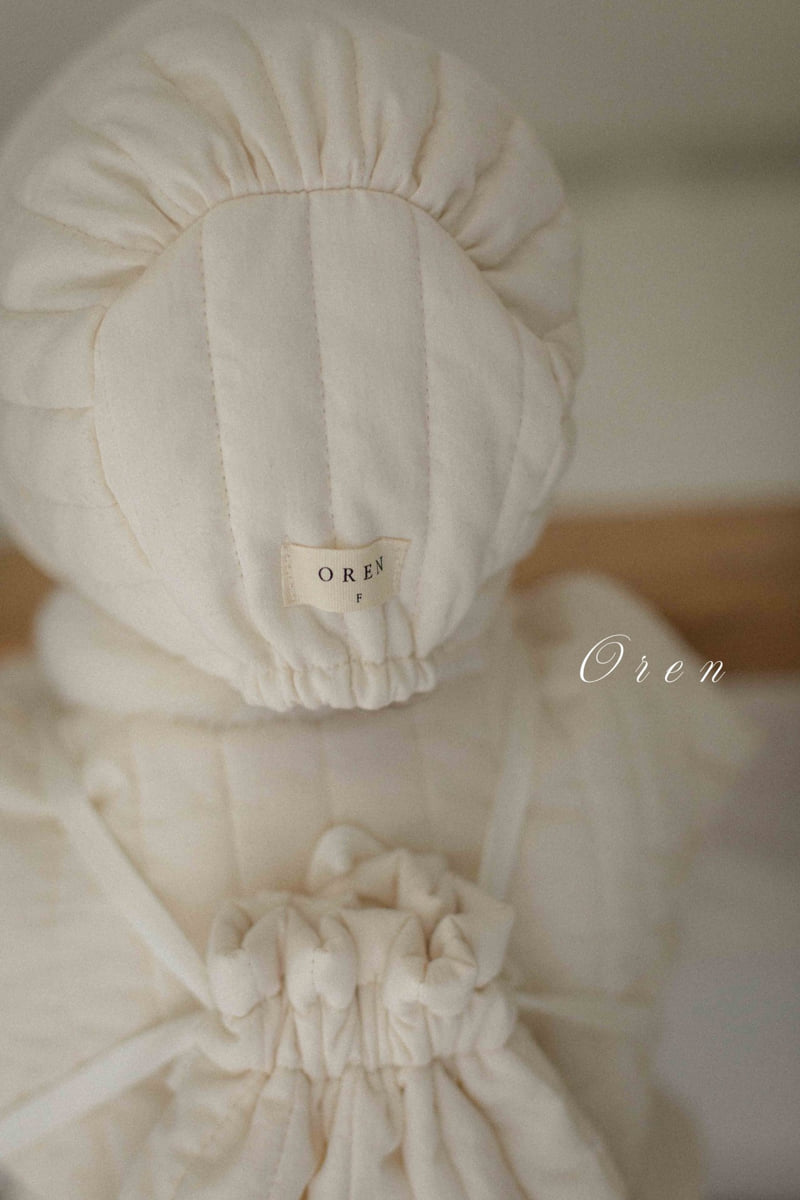 Oren - Korean Baby Fashion - #babyfashion - Yoonseul Quilted Bonnet - 12