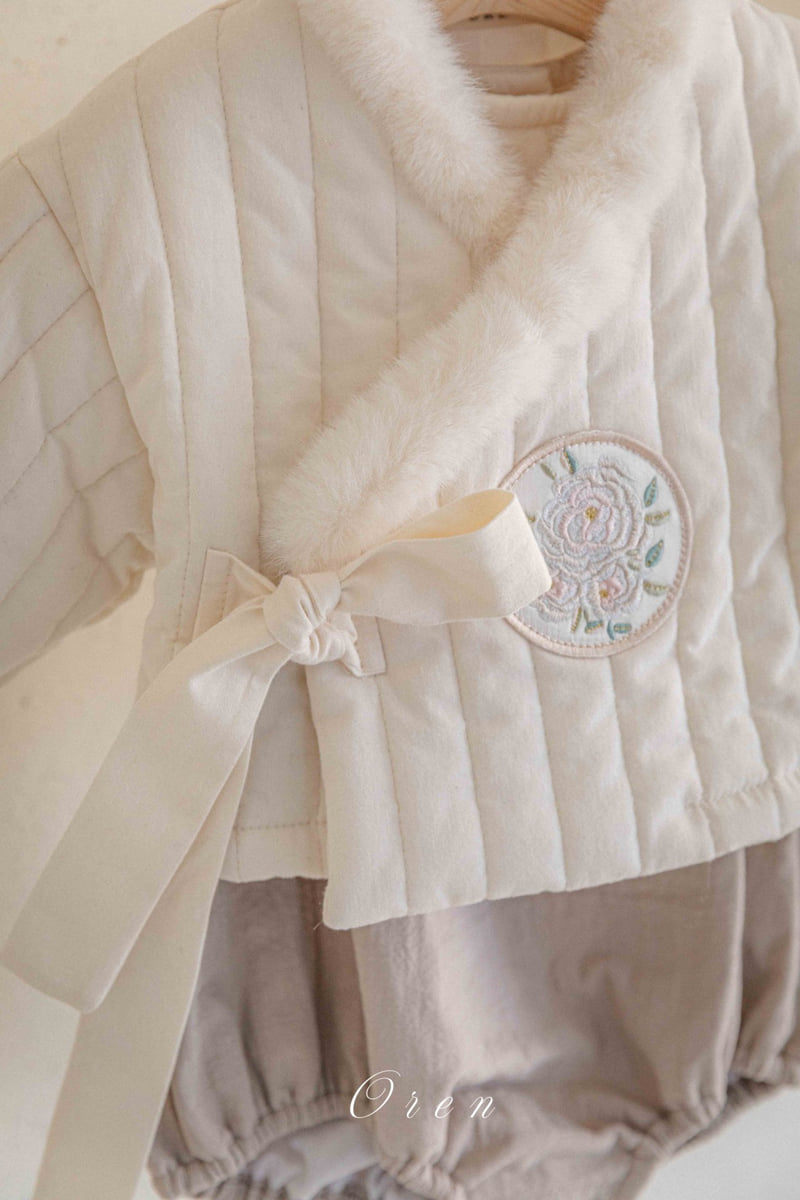 Oren - Korean Baby Fashion - #babyfever - Bebe Yoonseul Boys Quilted Hanbok Suit - 11